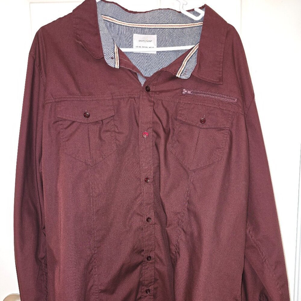 Men's Craft + Flow 3XL long sleeve button down